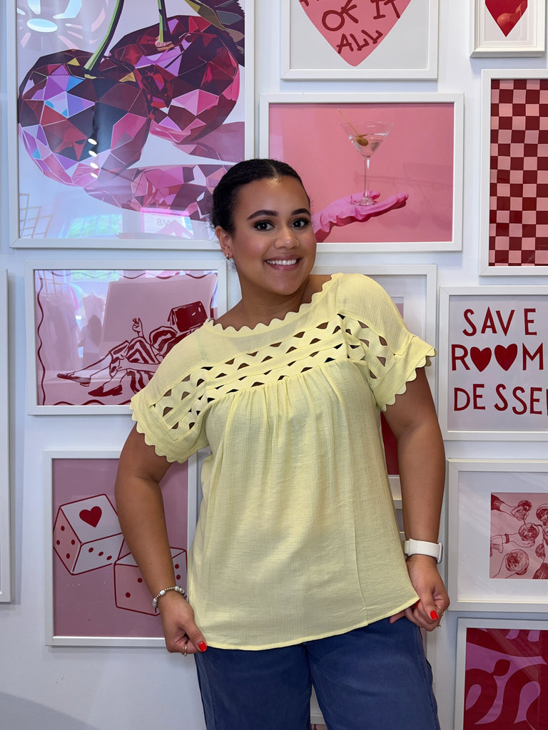 Tish Scallop Blouse – Parker James